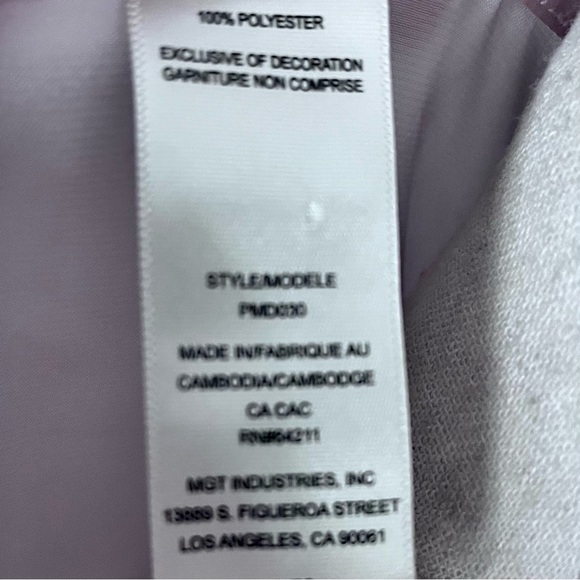 In Bloom Brand Satin Robe with Lace; Size XL - Picture 8 of 10